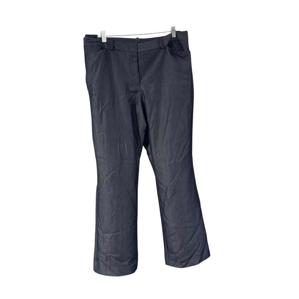 Worthington Modern Fit Pants Women’s 16T Tall Gray Wide Leg Stretch Trouser
